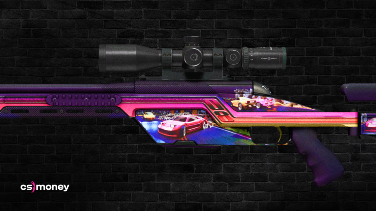 best pink purple neon skin csgo cs2 ssg sniper
