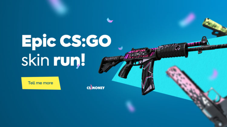 Epic CS:GO skin run