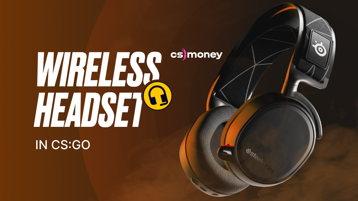 Wireless headphones for CS:GO/CS2