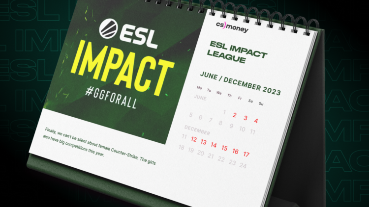 esl impact 2023 dates women female csgo esports