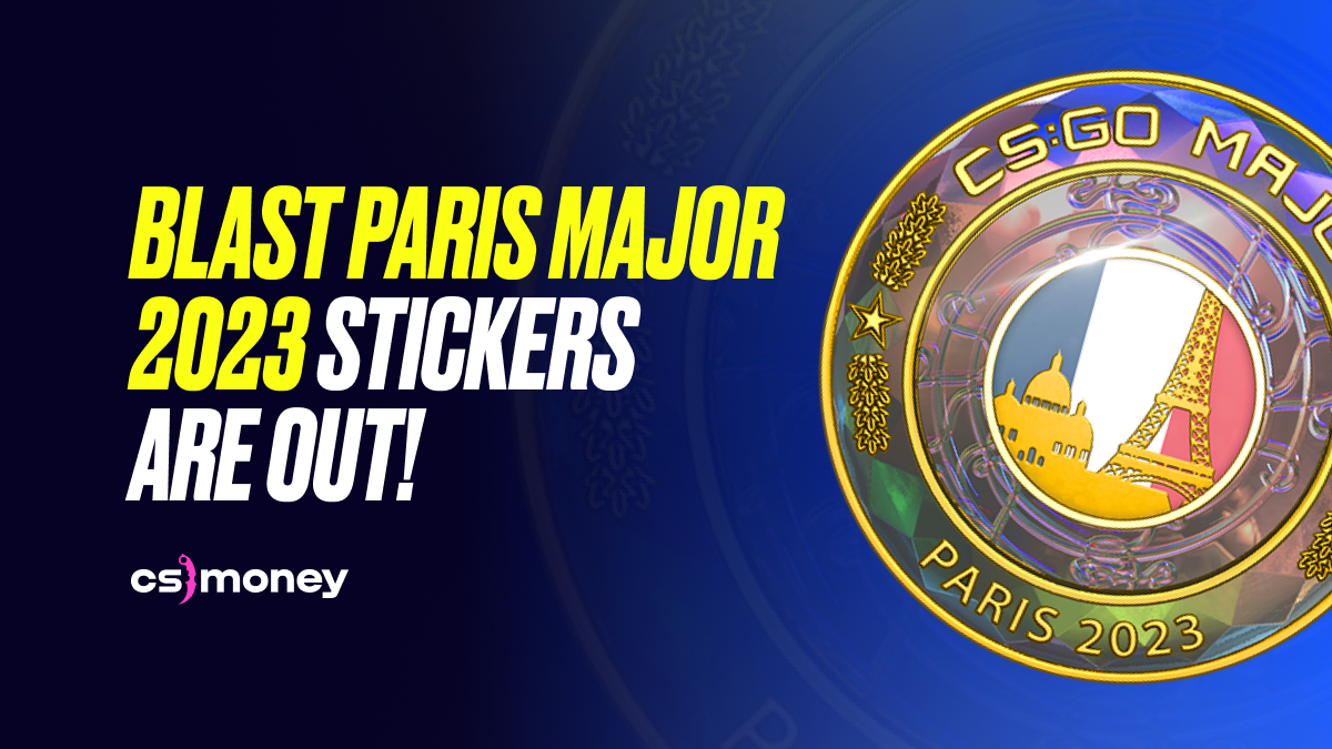 All Stickers from BLAST Paris Major 2023: Teams, Players, Best