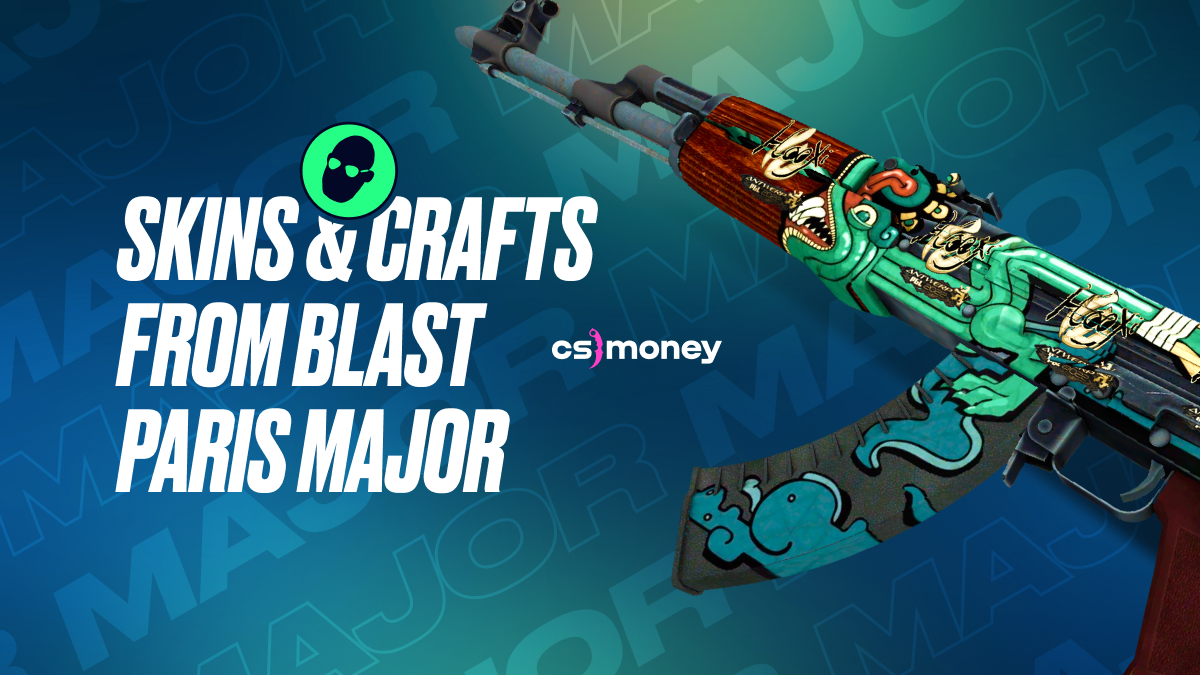 pro players skins and crafts from blast paris major 2023