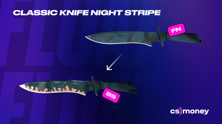 Classic Knife Night Stripe