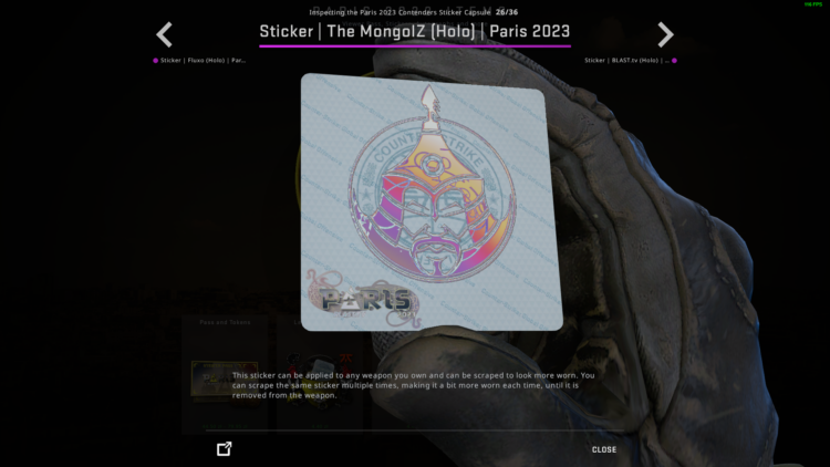 the mongolz sticker blast paris major 2023