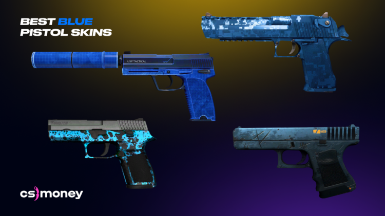 best blue pistol skins