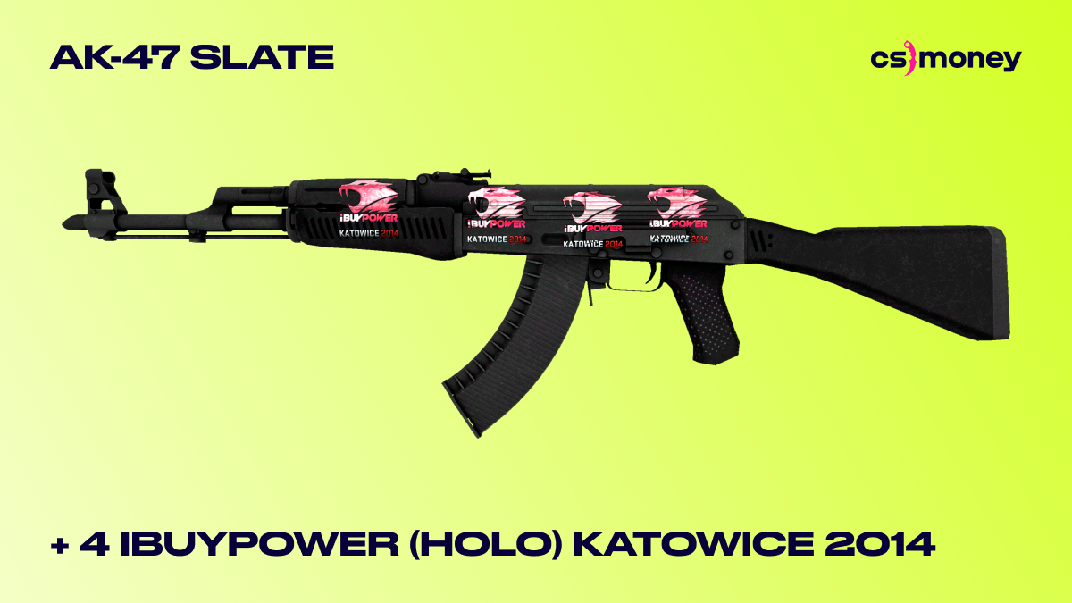 Cs.money CS:GO Trading Bot - AK-47 Slate goes well with