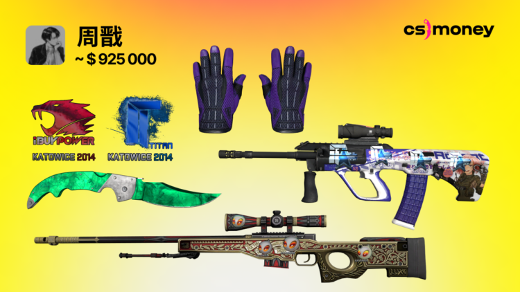 the most expensive csgo inventory with skins and link