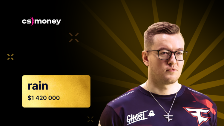 richest csgo player rain total prize money won