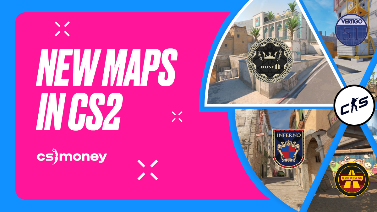 What is the most popular map in CSGO? March 2022