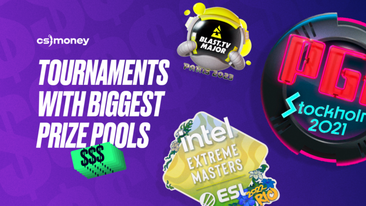 csgo tournaments with biggest prize pool money list