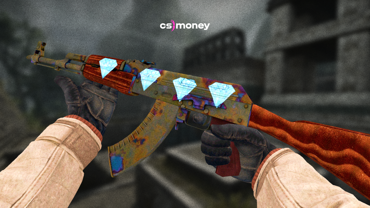 List of best glitter stickers in CS:GO/CS2 in 2023 and craft ideas.