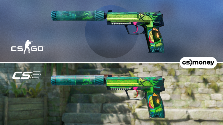 usp skins that looks better in cs2 than in csgo skins comparison