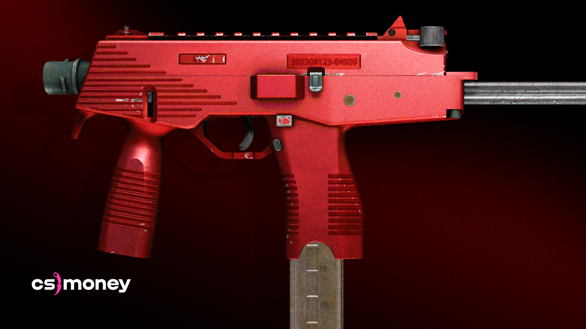 Red skin. Mp9 красный скин. Красный скин на мп9. Красный скин на mp7.