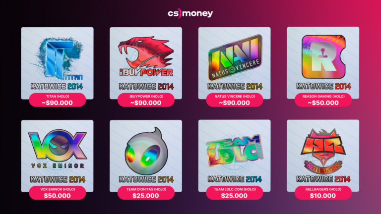 Katowice 2014 stickers in CS:GO – why so expensive?