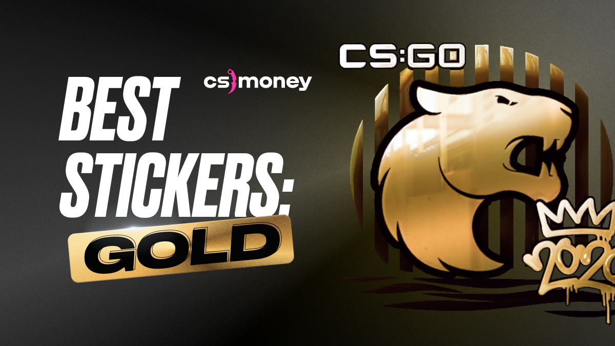 Seven best gold stickers in Counter-Strike