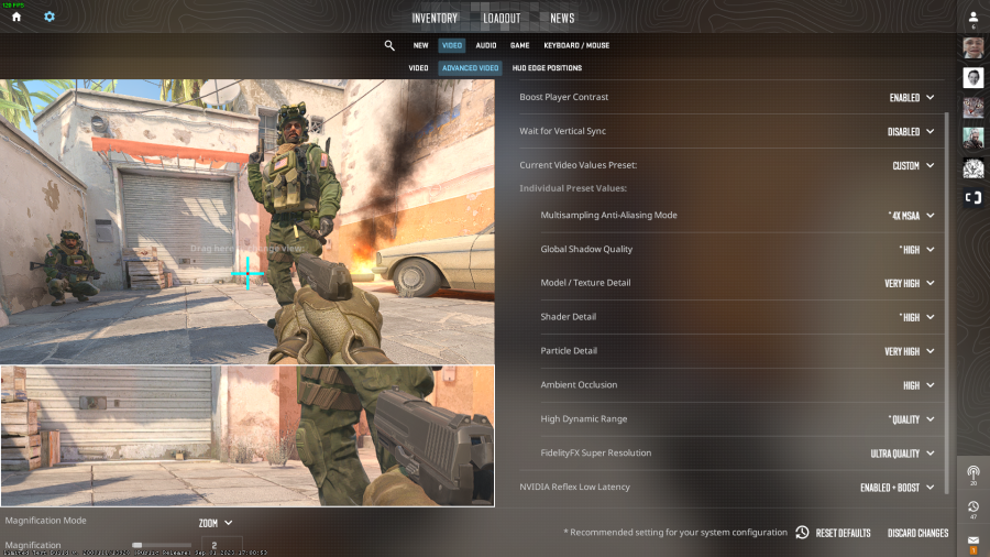 How to configure the best FPS settings for gaming on a PC