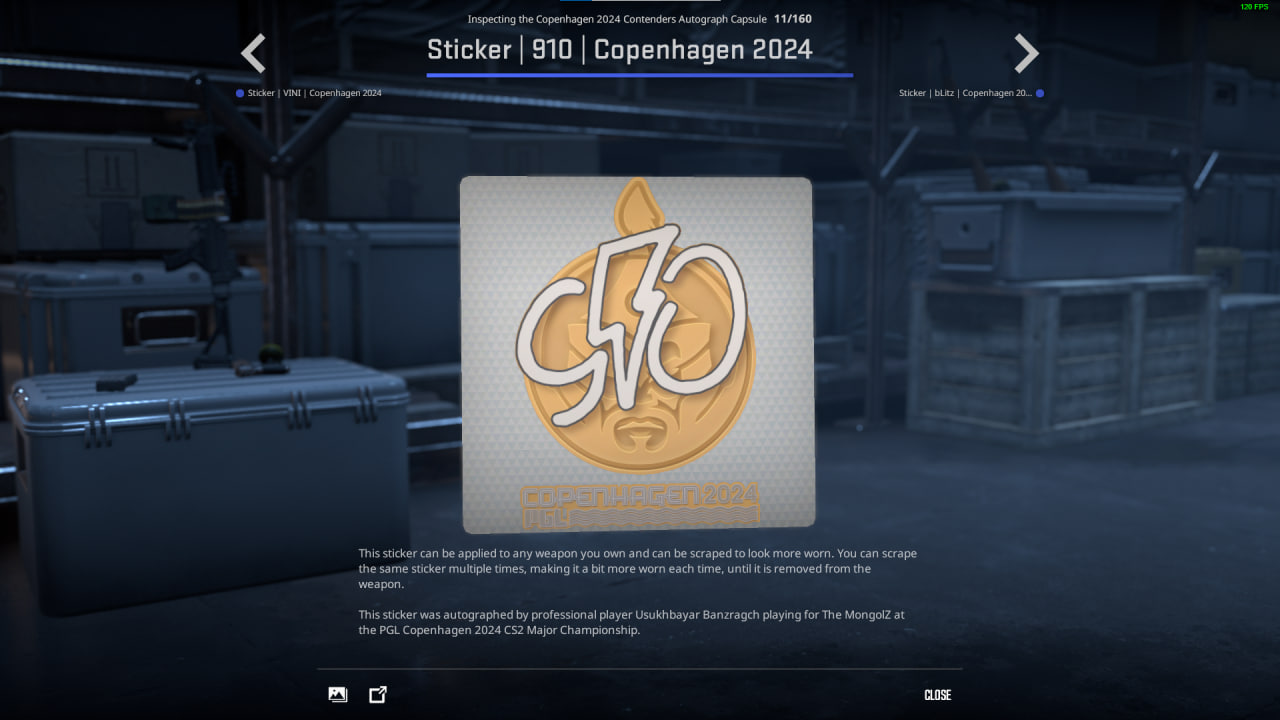 Best PGL Major 2024 Player Autograph Stickers