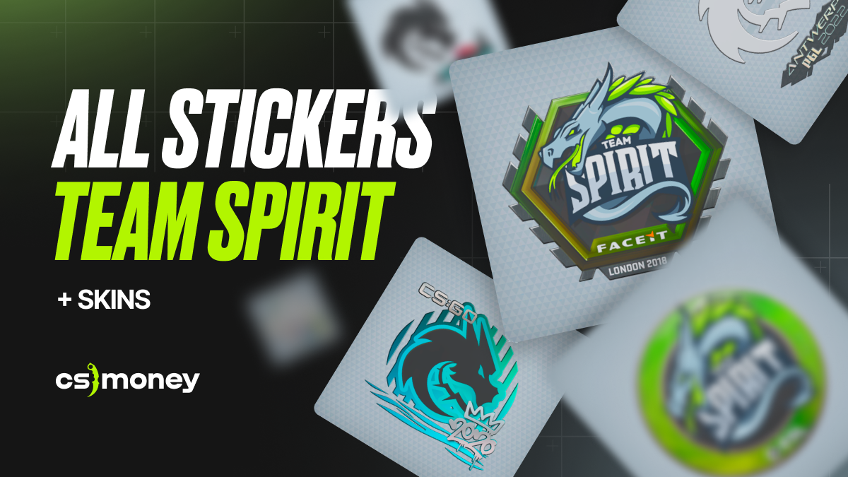 List of All Team Spirit Stickers in CS2 & Best Craft Combos