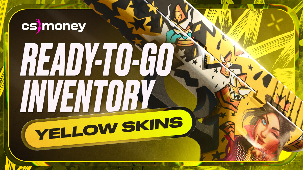 best yellow cs2 skins inventory