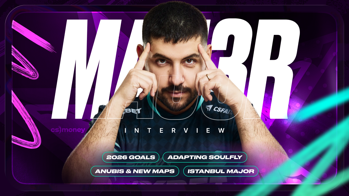 interview with maj3r esports cs2 player aurora eternal fire team