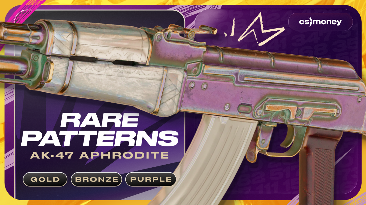 List of All Rare Gems and Patterns for AK-47 Aphrodite