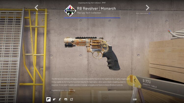 r8 monarch in game