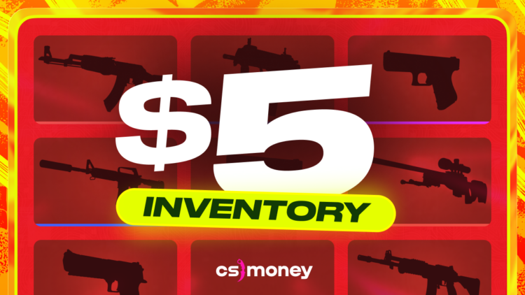 cheap cs2 inventory under five dollars