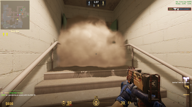 smoke grenade cs2