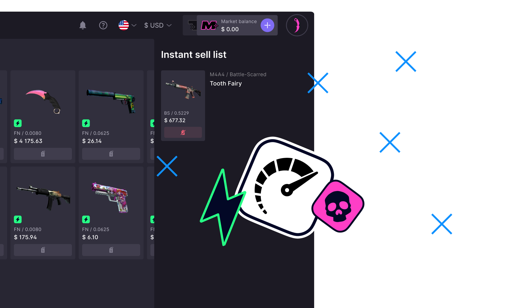 CS.MONEY — Instant sell CS:GO/CS2 skins