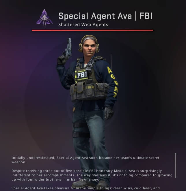 Fbi special agent. Особый агент ава | ФБР. Агент ФБР на аву. CS go agent Ava. Агент ФБР КС го.