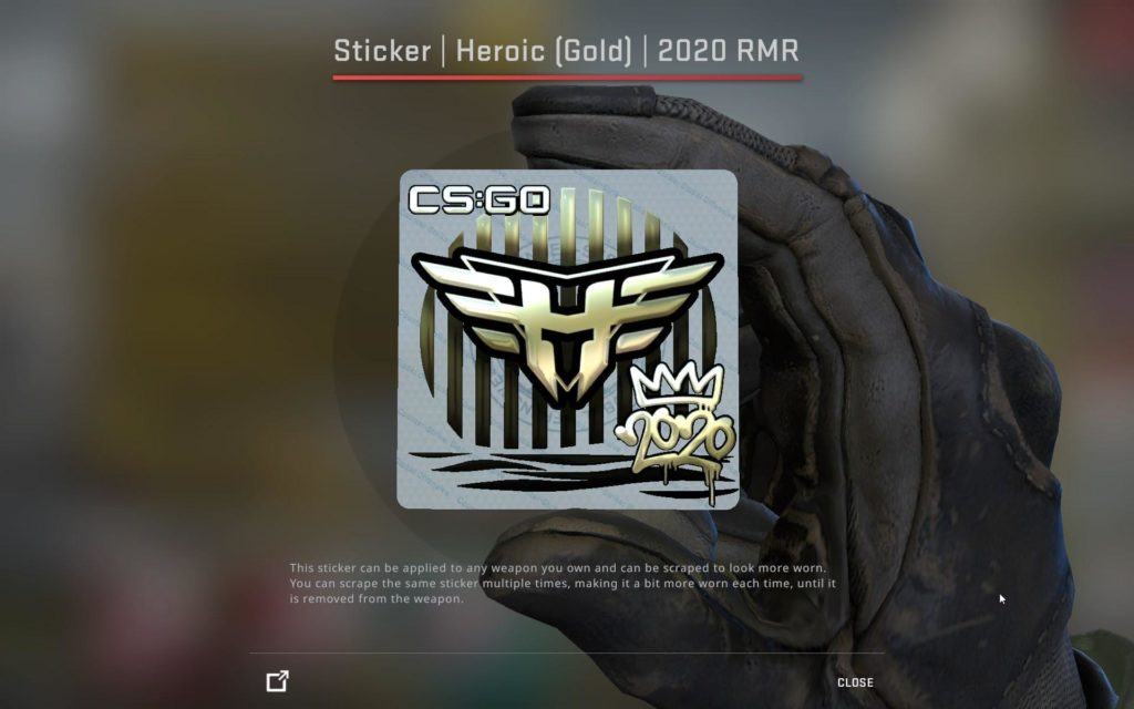 Sticker Heroic (Holo) 2020 RMR