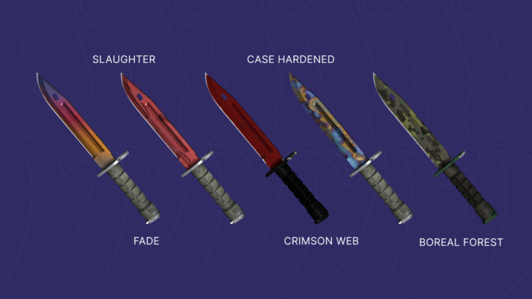 CS:GO Hellcase - Guess the names of the knives, compose the first