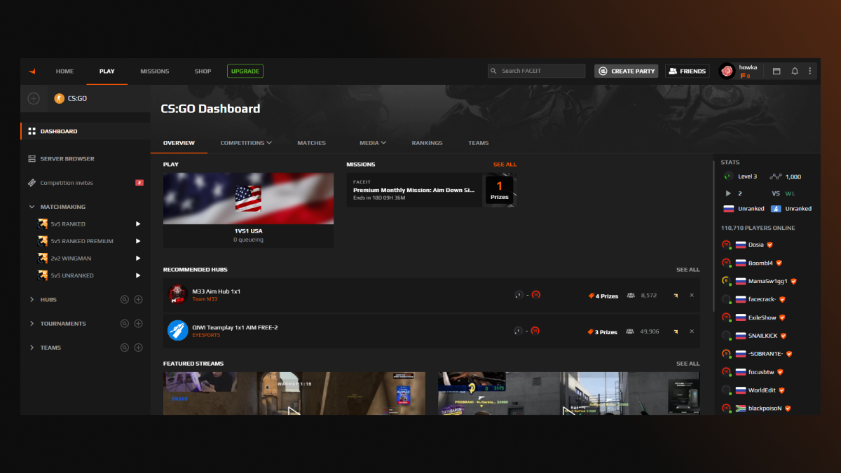 Как играть и побеждать на FACEIT в CS:GO