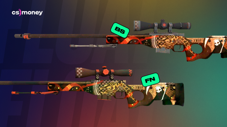 awp mortis износ BS vs FN