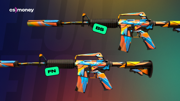 M4A1-S Leaded Glass: износ BS vs FN