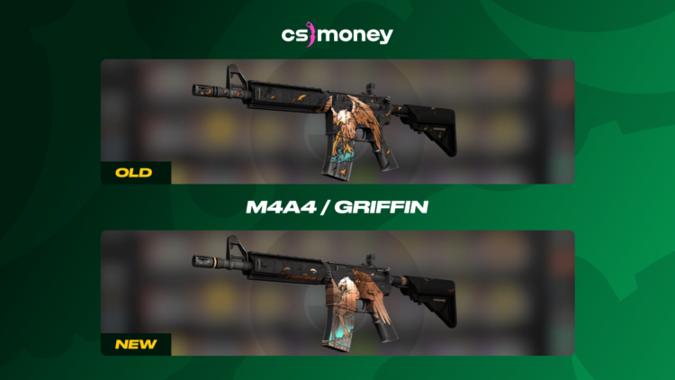 M4A4 Griffin old vs new