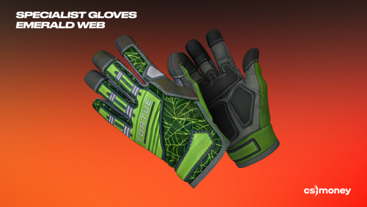 Specialist Gloves Emerald Web