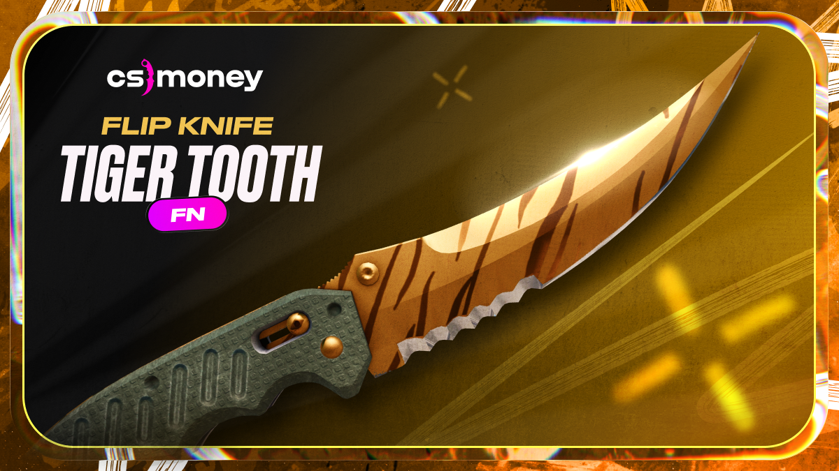 Flip Knife Tiger Tooth