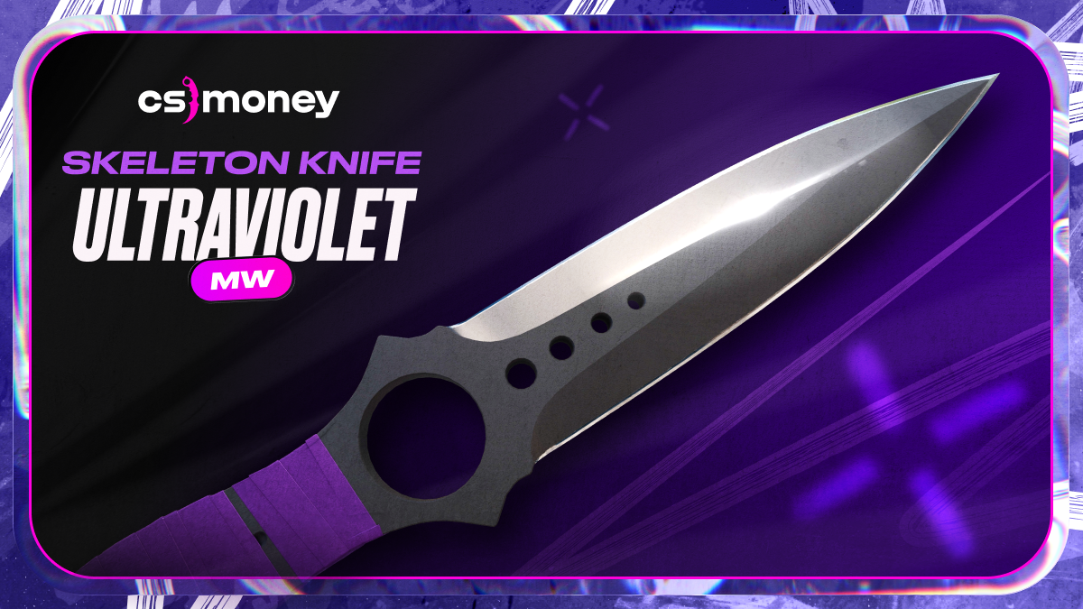 Skeleton Knife Ultraviolet