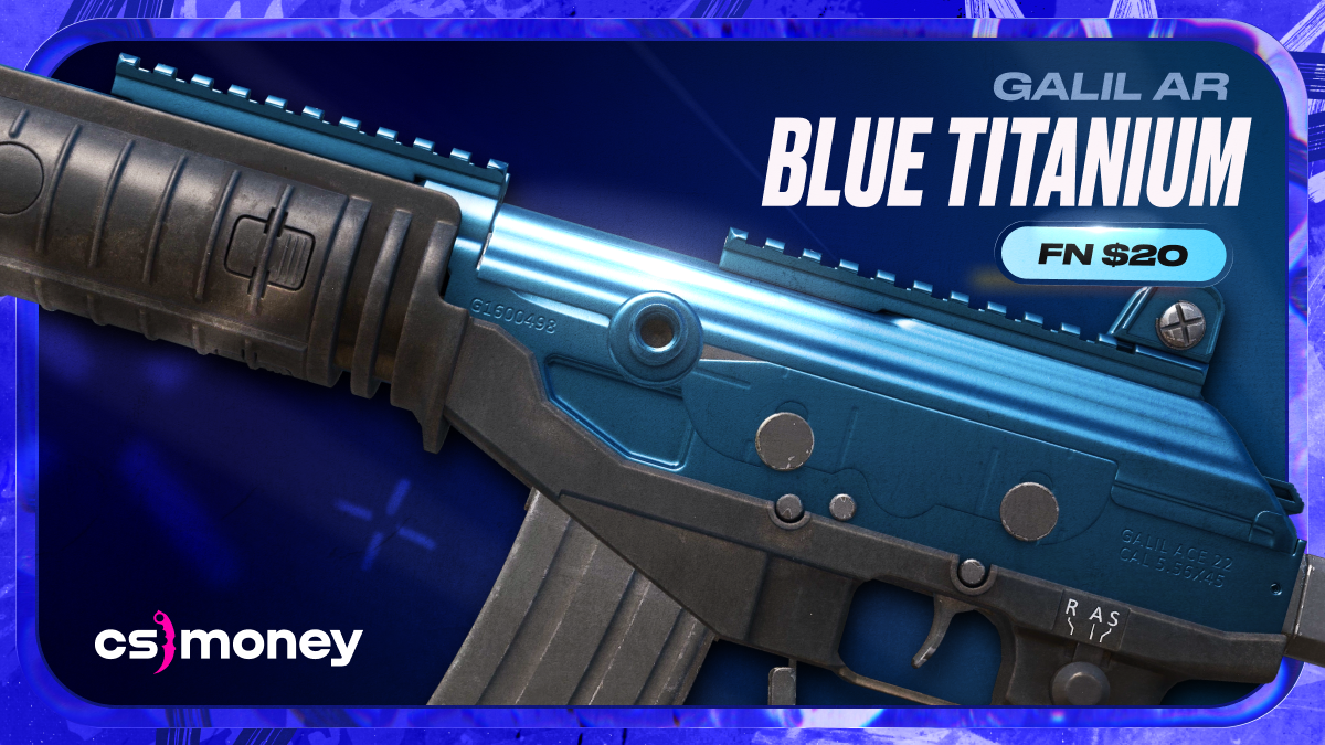 Galil AR Blue Titanium