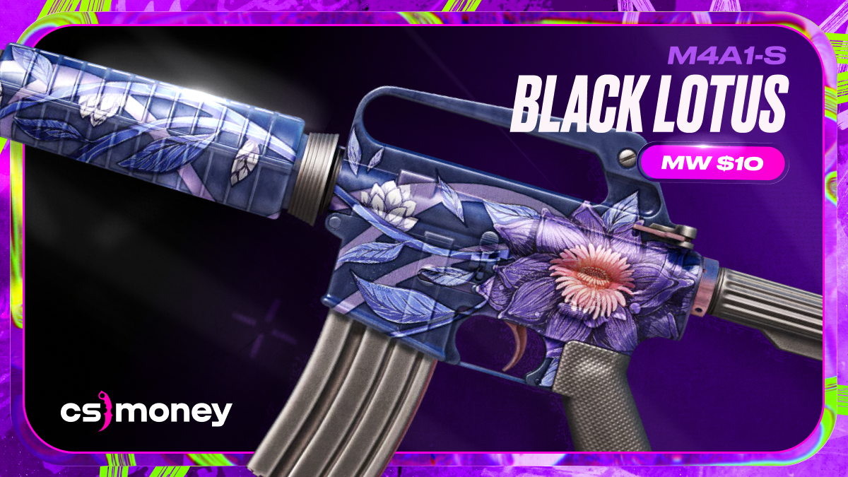 M4A1-S Black Lotus
