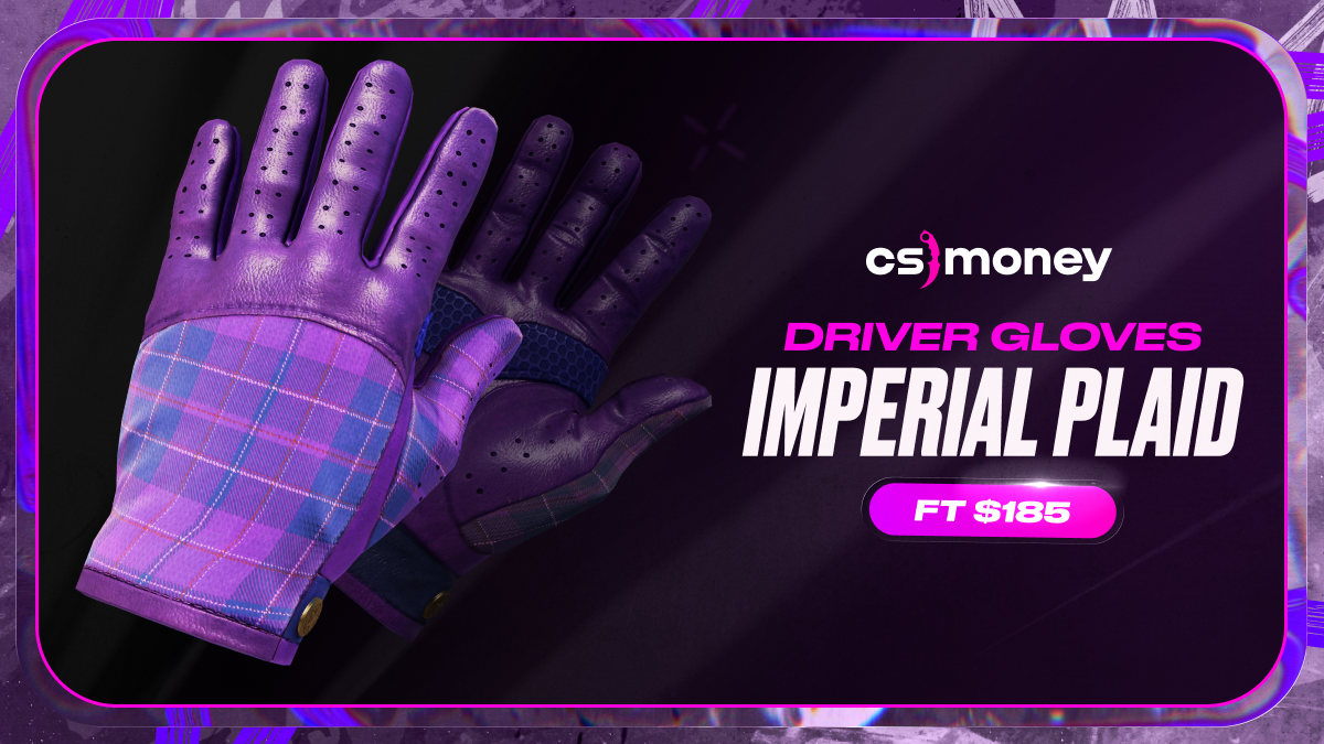 Driver Gloves Imperial Plaid