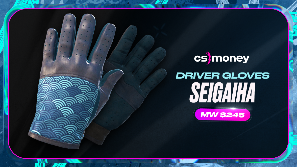 Driver Gloves Seigaiha