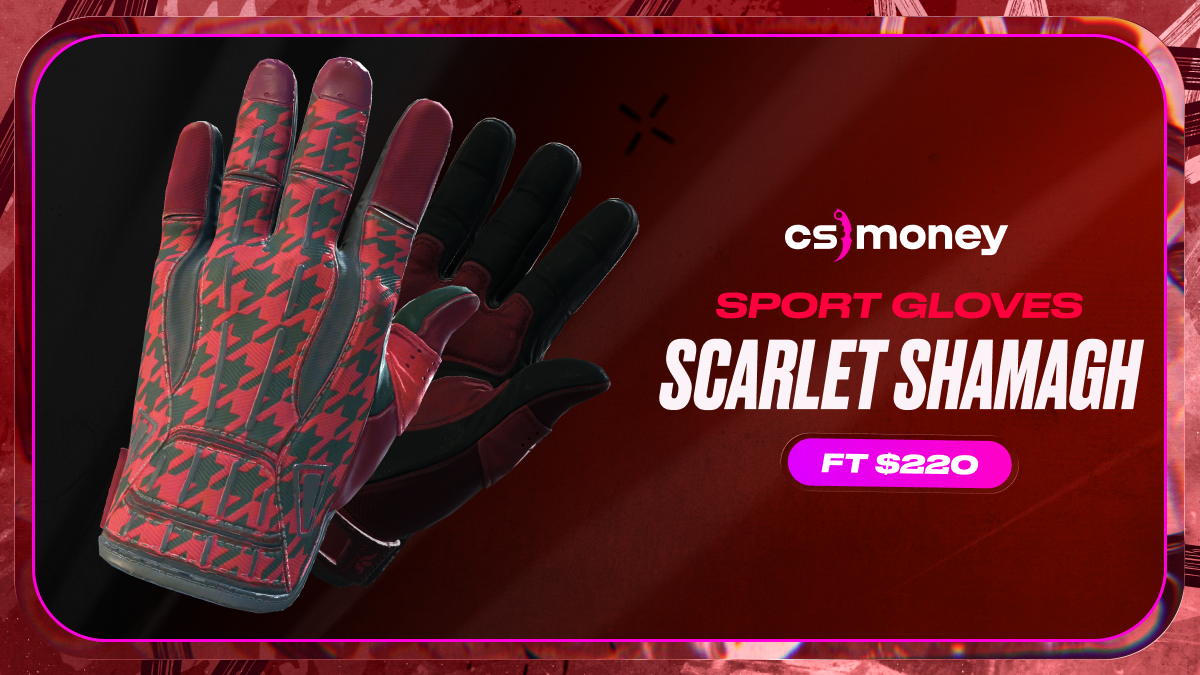 Sport Gloves Scarlet Shamagh