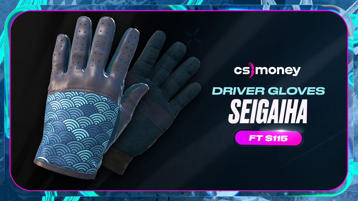 Driver Gloves Seigaiha