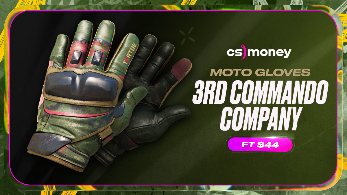 Moto Gloves 3rd Commando Company