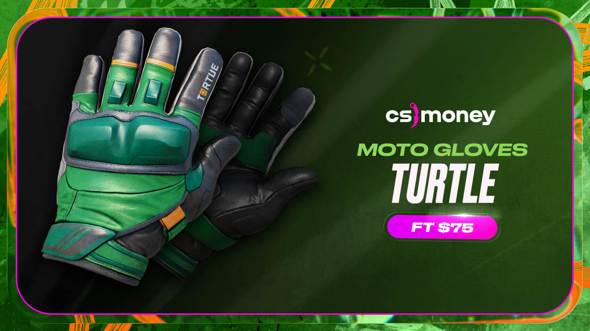 Moto Gloves Turtle