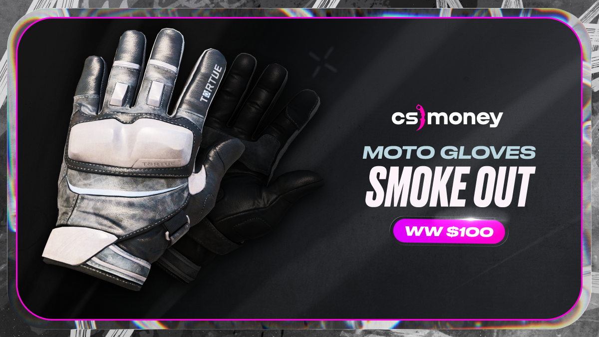 Moto Gloves Smoke Out